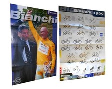 PANTANI GIMONDI poster Tour 98 catalogo Bianchi 1999