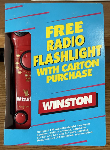 Torcia radio vintage per
