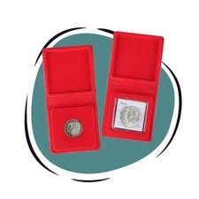 PVC COIN CASES PADDED DIAMETER