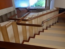 ringhiera scala interna marrone 