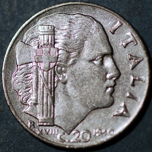Italy centesimi 1940 75 - italy, 20