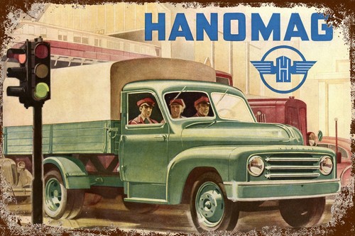 Targa latta hanomag x 20 - hanomag,
