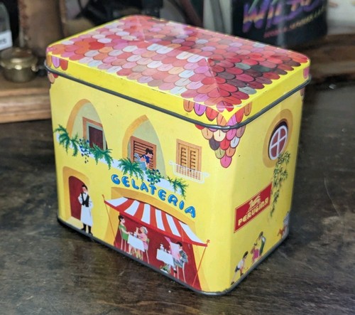 Perugina gelateria tin vintage - perugina,