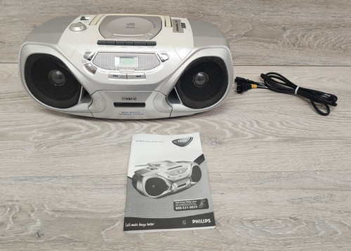 Philips za1050 boombox lettore - boombox,