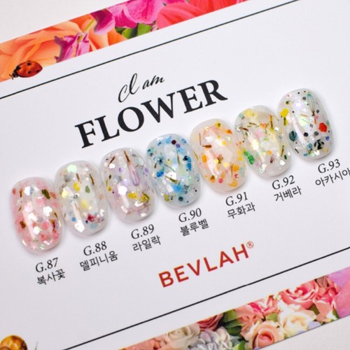 Bevlah flower glitter - am,