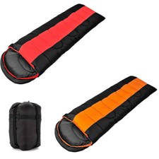 Sacco a pelo campeggio sacca x trasporto lettino impermeabile 5°-25° 200x80 cm