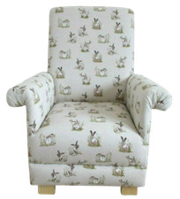  Sedia bambino vintage tessuto