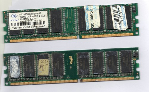 Lotto ram ddr 400 vdata - 2, pz