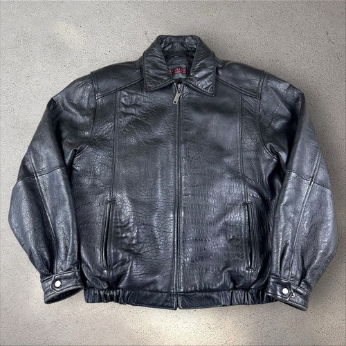 Giubbotto bomber vintage pelle