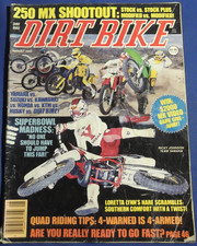 DIRT BIKE MAGAZINE-AUG 1985