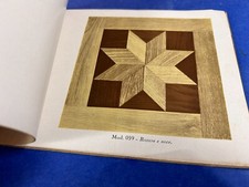 CATALOGO pavimenti brevettati in parquet SALA MILANO anni '30