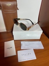 Celine Eyewear Occhiali da sole ovali Triomphe NUOVI Nuovo con carte con Fattura