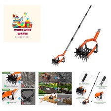 Strumento Coltivatore Rotante, Fresa Manuale da Giardino Regolabile con Po...