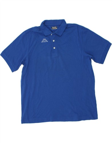 Polo uomo kappa blu - xl, cotone