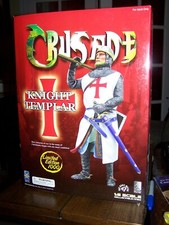 IGNITE 1/6 1:6 CROCIATA CAVALIERE TEMPLARE, EDIZIONE LIMITATA, FIGURINA STORICA 12"