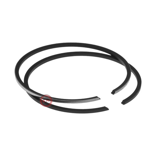 Coppia fasce elastiche pistone - fasce,