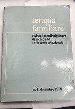 LIBRO TERAPIA FAMILIARE N.4 DICEMBRE 1978