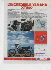 advertising Pubblicità TEST MOTO YAMAHA XT 550 1983-MOTOGIAPPONESI ENDURO EPOCA