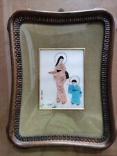 QUADRO IN SETA RICAMATO ANNI