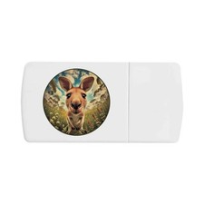 'Trail Cam Kangaroo' Scatola per pillole con divisore per compresse (PI00033030)