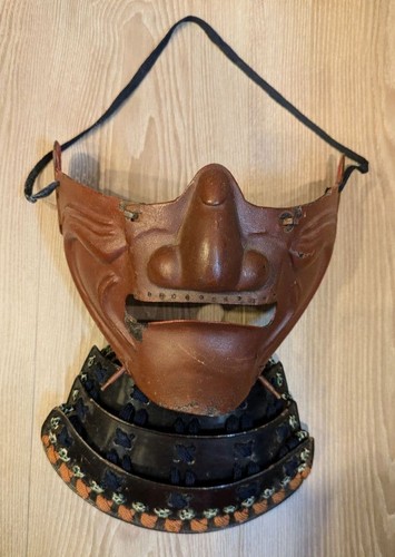 Samurai menpo face armor - face,