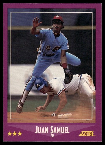 Score 1988 juan samuel - #32,