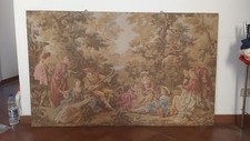 Antico Arazzo 166x101 cm su telaio di legno Made In Belgium