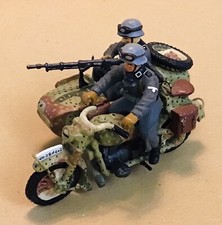 Toy Soldiers - WWII - KING&COUNTRY GRUPPO - 2 FIGURE con SIDECAR, Metallo - 1/35