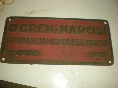Targa bronzo ocren - bronzo,