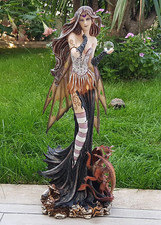 Les Alpes 042 166 Serie Fairy Land "Maxi Fata in Piedi Drago e Sfera" ORIGINALE