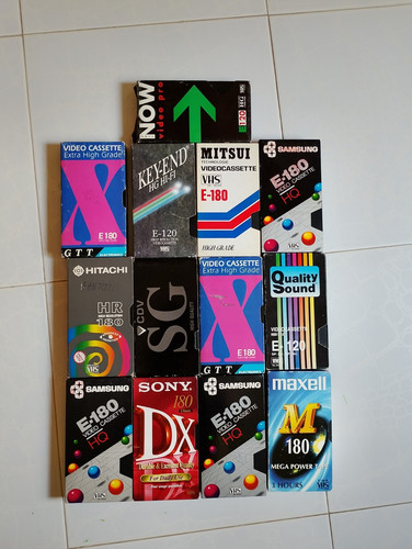 Lotto cassette vhs usate - cassette,