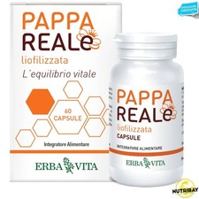 Erba Vita Pappa Reale Liofilizzata - 60 caps Pappa reale purissima