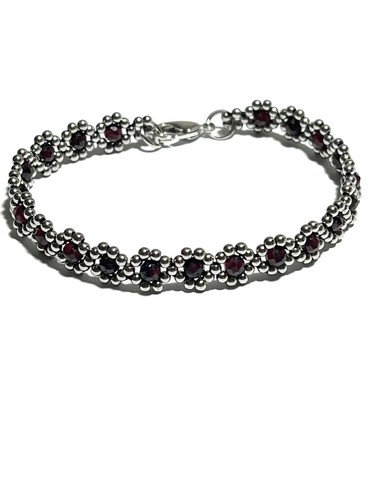 Bracciale con cristalli - bracciale, cm