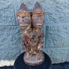 Figura nkisi doppia testa - figura,
