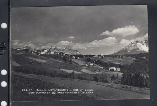 Cartolina dolomiti novaponente - cartolina,