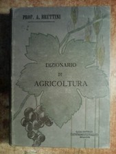 LIBRO D' EPOCA : ' DIZIONARIO DI AGRICOLTURA ' (2° VOLUME  'M' - 'Z' )  ! 