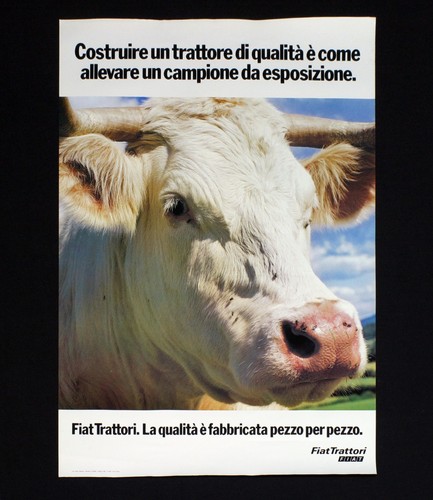 Fiat trattori manifesto - fiat,
