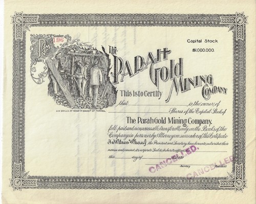 The parah gold mining company - parah,