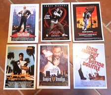EDDIE MURPHY - LOTTO 6 SCHEDE CIAK FILM (BEVERLY HILLS COP 1/2/3, IL PRINCIPE..)