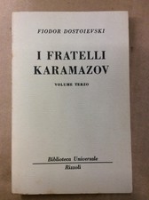 Libro - DOSTOIEVSKI Fiodor - I FRATELLI KARAMAZOV. VOLUME TERZO.