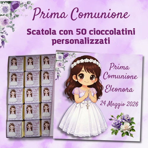 Scatola con cioccolatini - con, 50