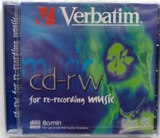 RARE VERBATIM CD-RW 80 AUDIO