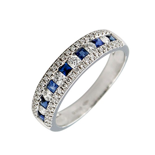 Anello veretta donna zaffiri - anello,