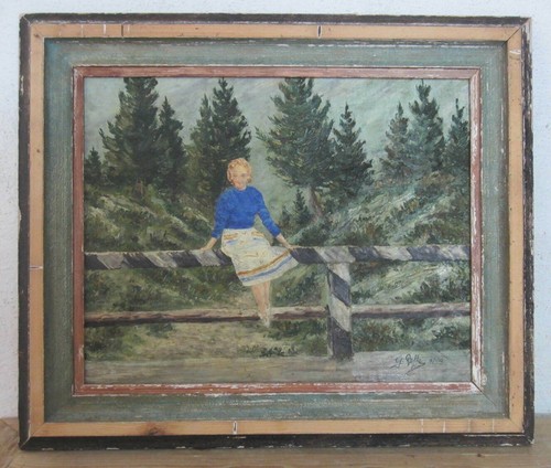 Quadro olio con - quadro, cornice