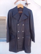 trench uomo In Pelle Marrone