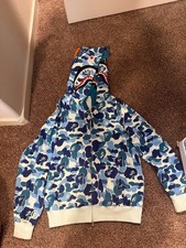 BAPE ABC CAMO SHARK FELPA CON