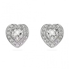 Orecchini a buco Swarovski Capsule bianco rodio 5720859