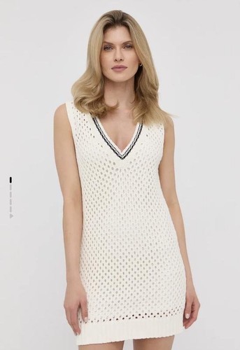 Abito donna pinko - bianco, s