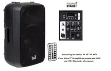 Italian Stage by Proel SPX15AUB Cassa attiva amplificata 15" 400w con USB e BT