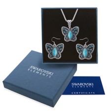 Parure donna argento Swarovski